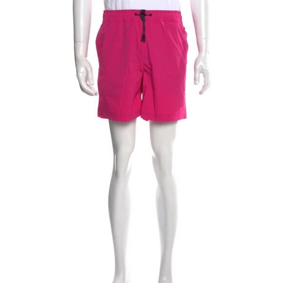 Belstaff Tiller Drawstring Waist‎ Swim Shorts in Fuchsia Size Medium New Sample - Picture 1 of 12